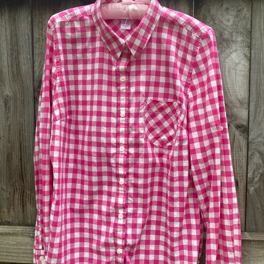 Patagonia cotton checkered shirt